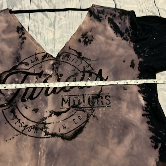 Affliction Women's T-Shirt WILD MOTORS Tee Biker size XL - Picture 5 of 9